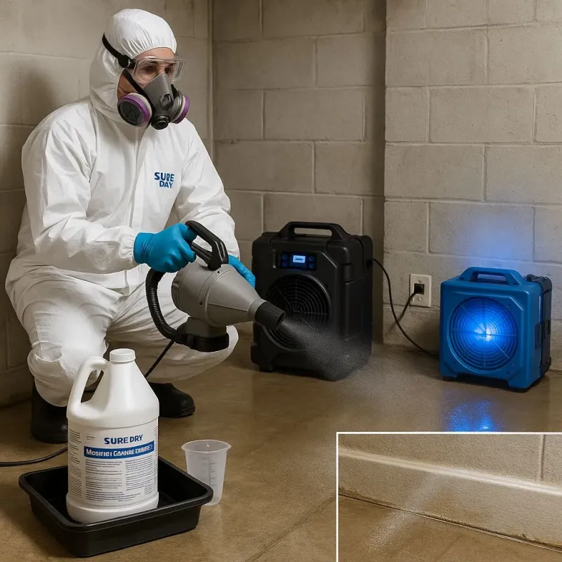 Sanitization and Odor Removal process in Dover Base Housing, DE