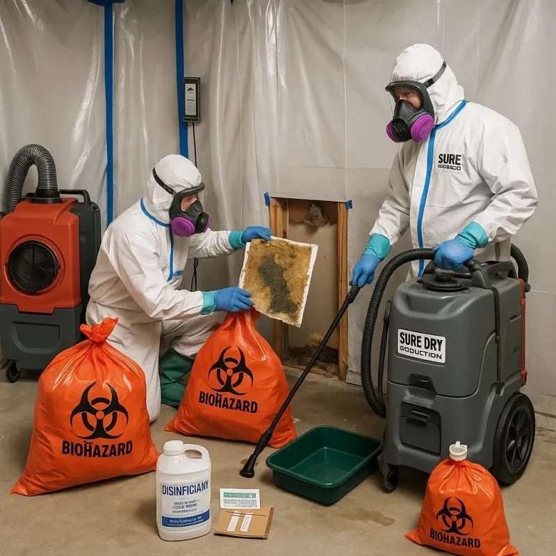 Contaminated Water Handling Protocols process in Dover Base Housing, DE